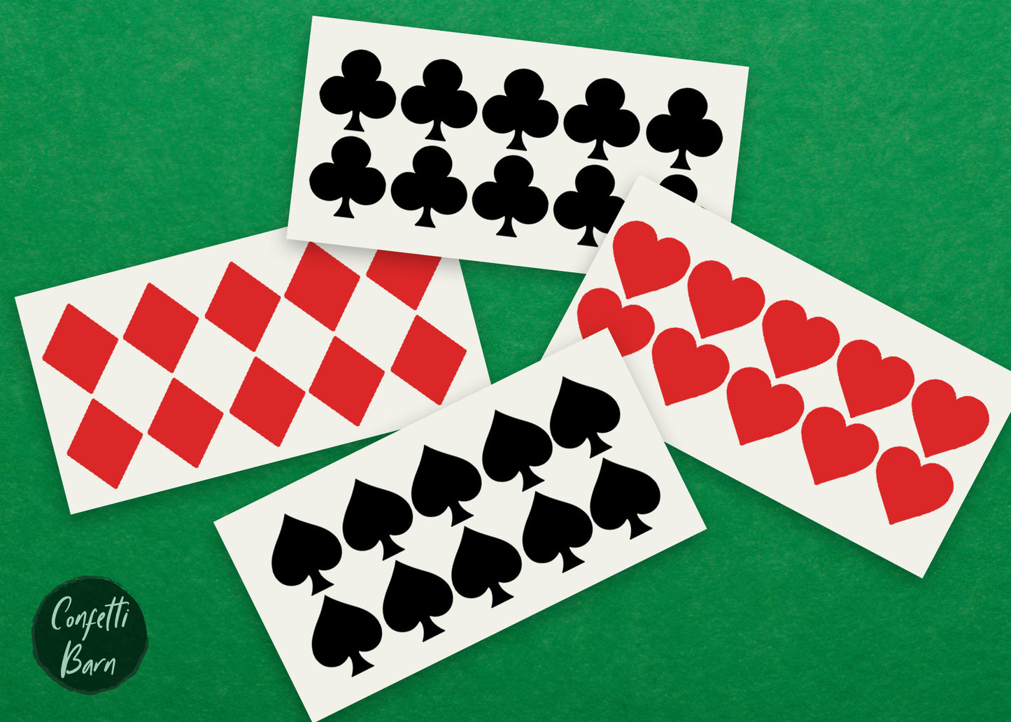 Card Suit Stickers