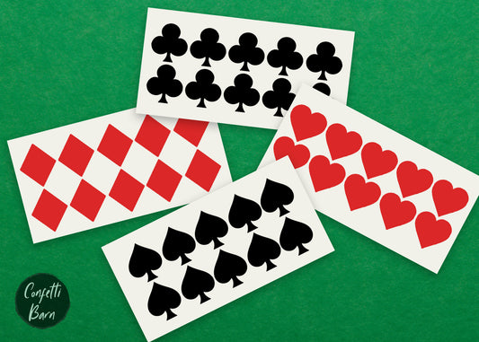 Card Suit Stickers