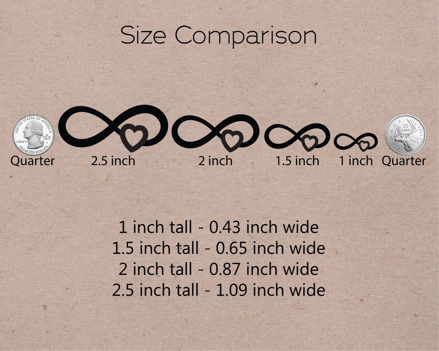 Infinity Heart Sign Stickers