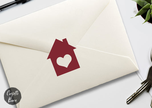 House with Heart Stickers