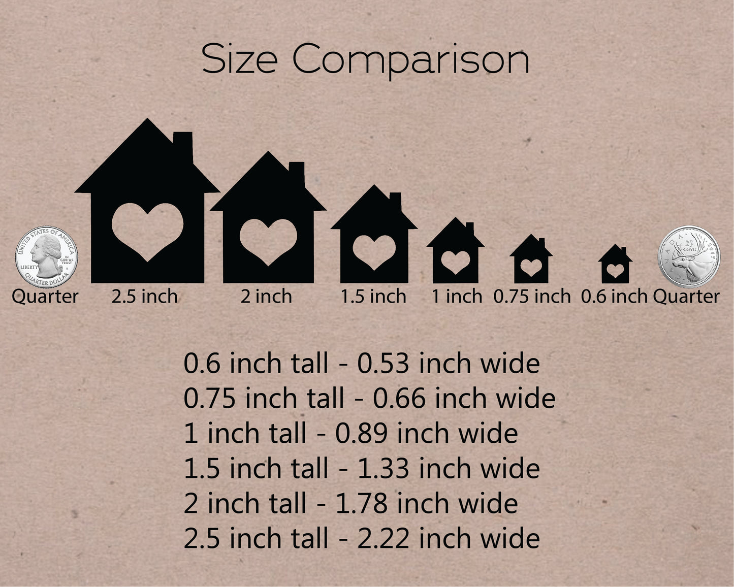 House with Heart Stickers