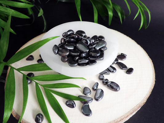 10 Mini Tumbled Hematite Crystals