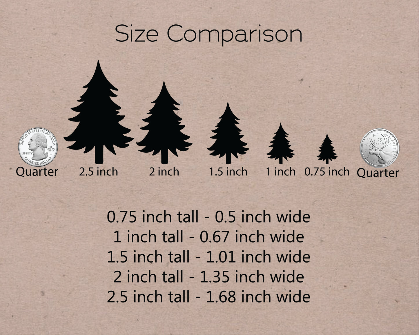 Pine Tree Stickers